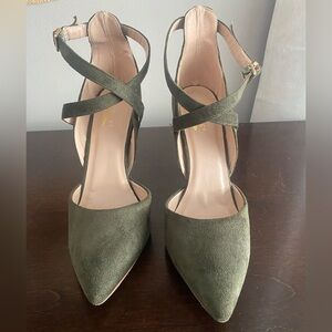 Elegant Green Women's Heels